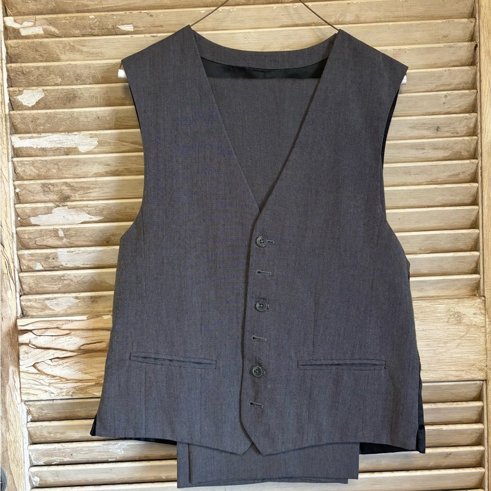 Covington Charcoal Suit Vest